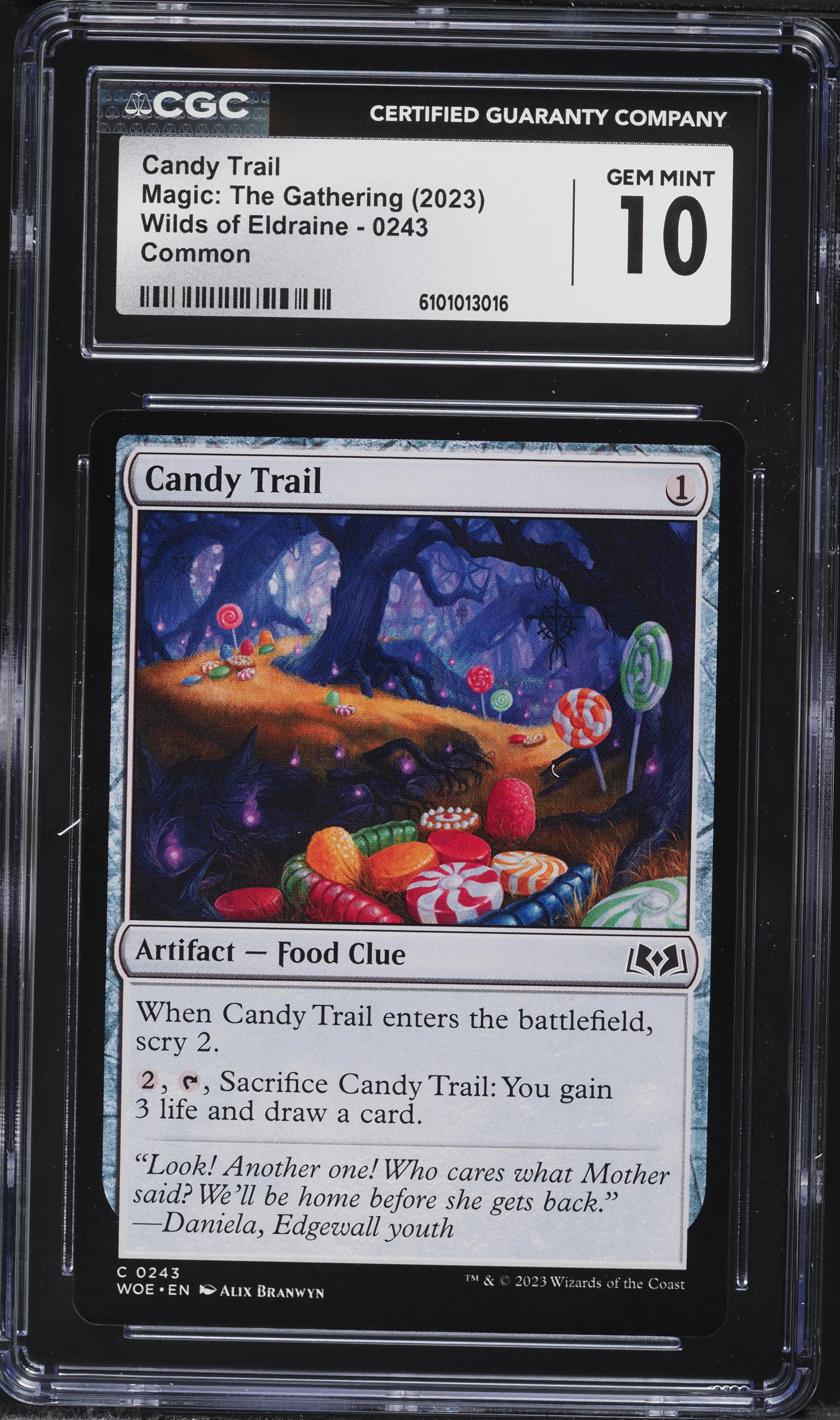 mtg candy cards Candy Trail [243] [Wilds of Eldraine] [Foil] – Face to Face Games main image 1