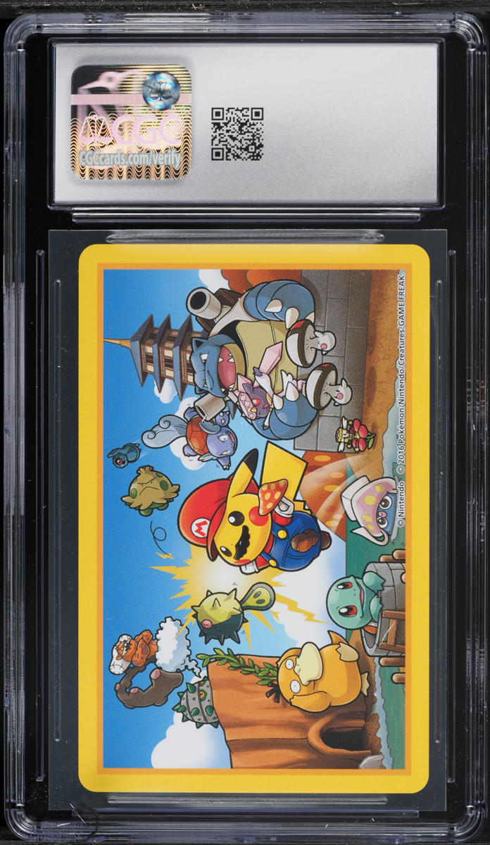 2016 Pokemon Playing Cards Mario Pikachu Deck 7 CGC 10 GEM MINT