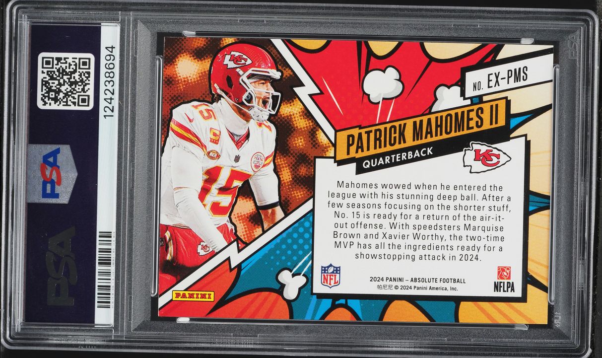 2024 Absolute Explosive Patrick Mahomes II #EX-PMS PSA 9 MINT
