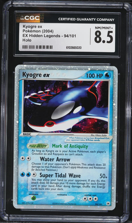 2004 Pokemon EX Hidden Legends Holo Kyogre EX #94 CGC 10 GEM MINT on  Fanatics Collect