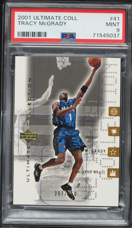 2001 Upper Deck Classic Duals Game Kobe Bryant Tracy McGrady PATCH