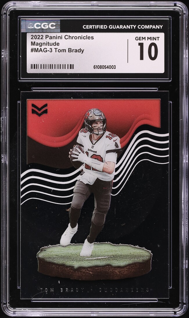 2022 Panini Chronicles Magnitude Tom Brady #MAG-3 CGC 10 GEM MINT