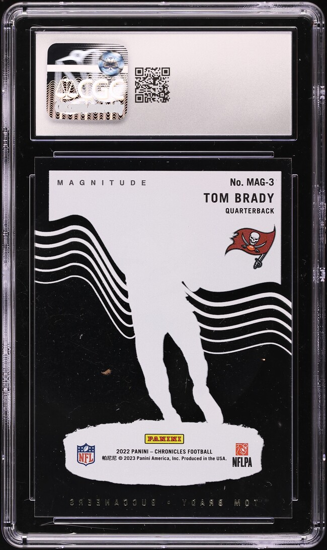 2022 Panini Chronicles Magnitude Tom Brady #MAG-3 CGC 10 GEM MINT