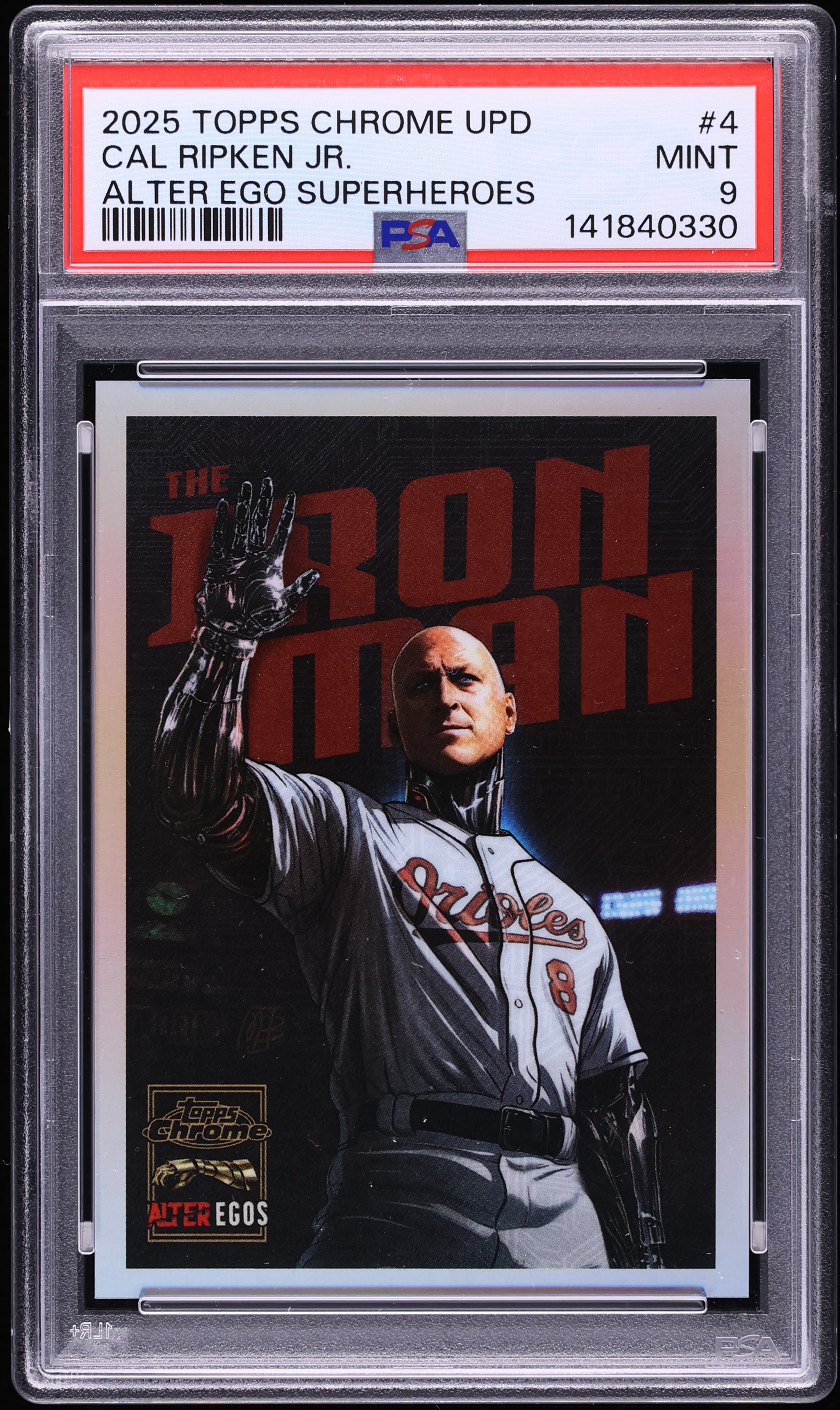 2025 Topps Chrome Update Alter Ego Superheroes Cal Ripken Jr. #4