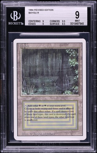 1994 Magic The Gathering MTG Revised Edition Plastic Pack PSA 8 NM