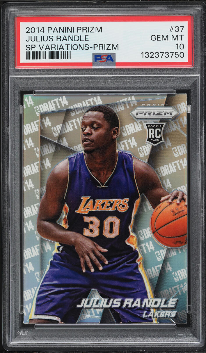 2014 Panini Prizm Variation Julius Randle SP ROOKIE #37 PSA 10 GEM MINT