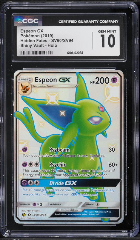 2018 Pokemon Japanese SM GX Ultra Shiny Full Art Shiny Espeon GX