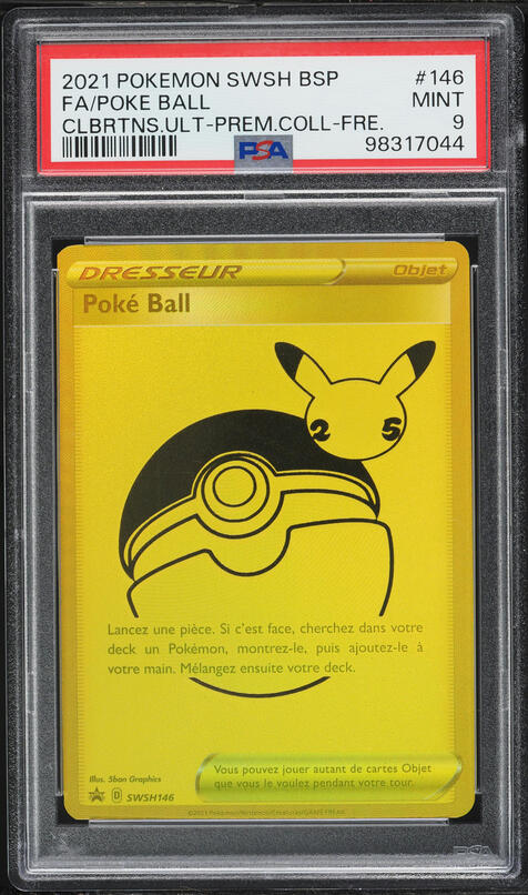 2021 Pokemon Chinese 25th Anniversary Promo Golden Box Poke Ball