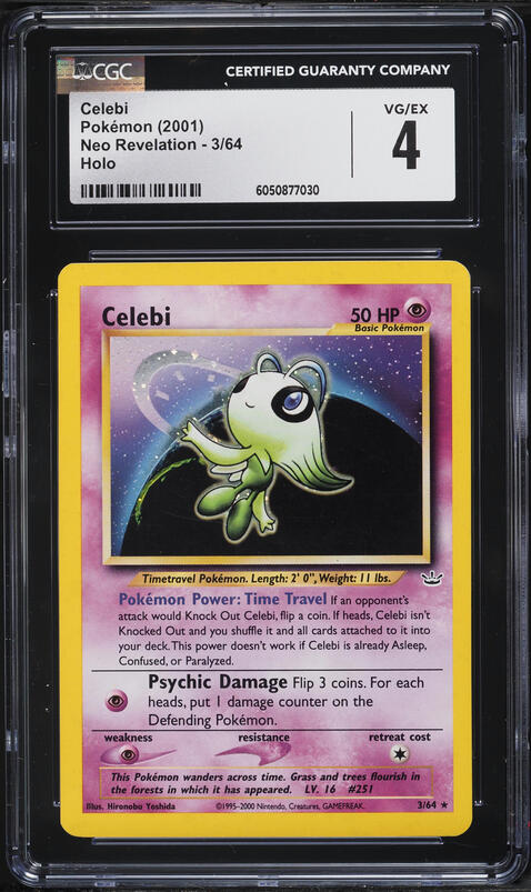 Foil 水晶の採石場 オデッセイ 旧枠 初版 日本語 2025 Pokemon Japanese Mega Brave Celebi #6 CGC 10 GEM MINT on