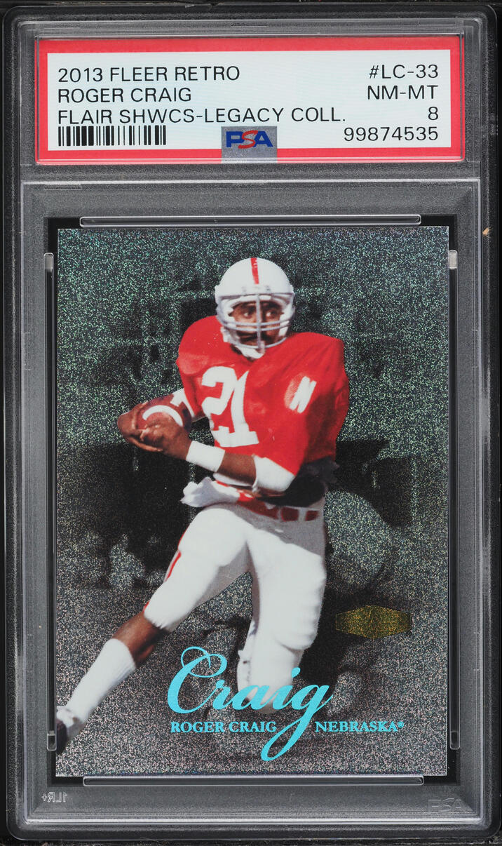 2013 Fleer Retro '99 Flair Showcase Legacy Collection Roger Craig /150 #LC-33 PSA 8 NM-MT