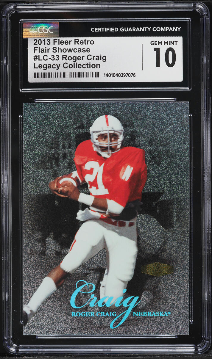 2013 Fleer Retro '99 Flair Showcase Legacy Collection Roger Craig /150 #LC-33 CGC 10 GEM MINT