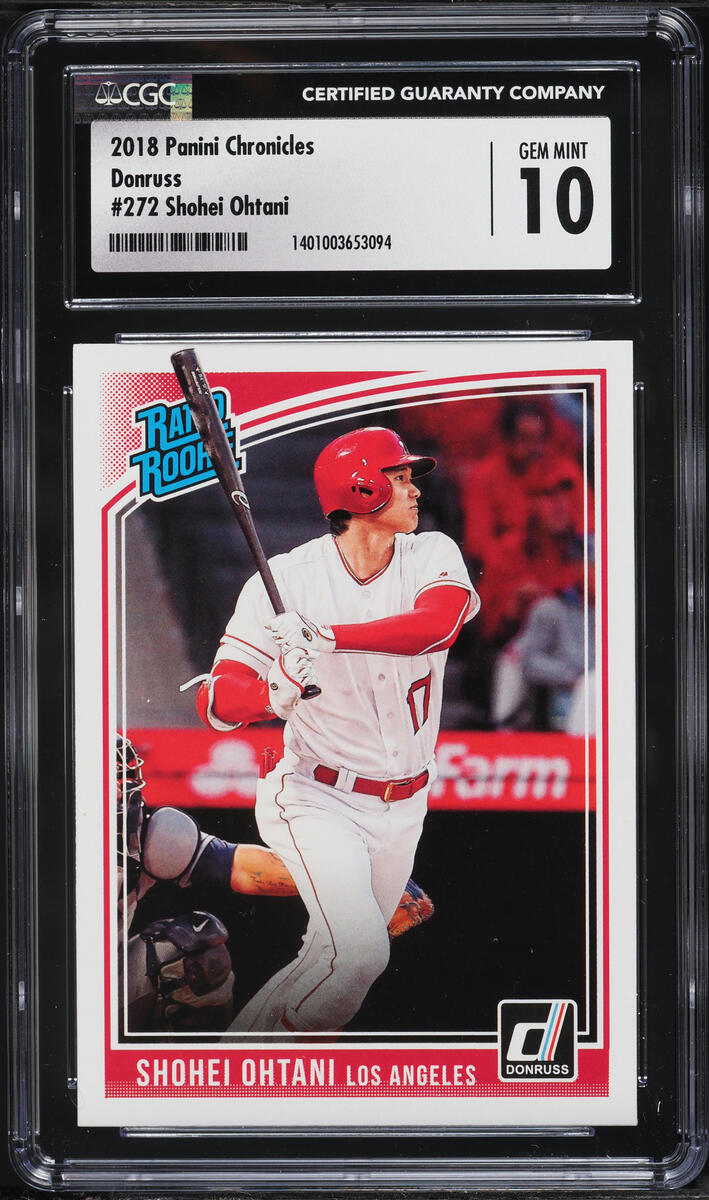 2018 Panini Chronicles Donruss Shohei Ohtani ROOKIE #272 CGC 10 GEM MINT