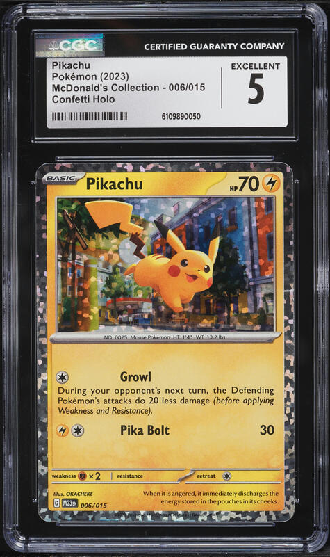 mcdonald's pokemon cards 2023 pikachu Pokemon TCG: 2023 McDonalds Happy Meal Match Battle Booster Pack – TBC Games