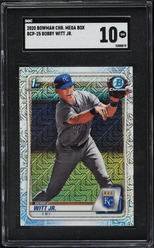 2020 Bowman Chrome Bobby Witt Jr. Prospects Card #BCP-25 - Kansas City Royals