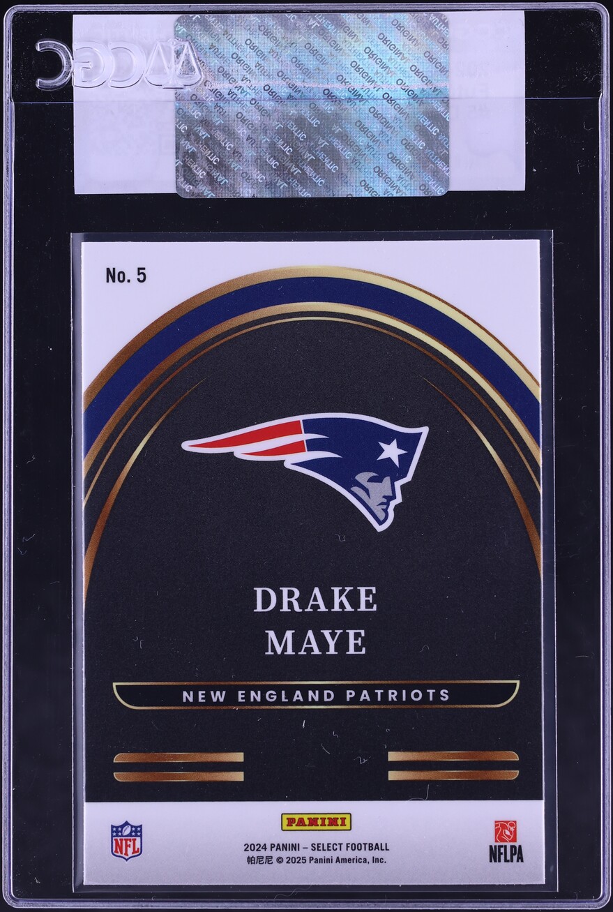 Future Drake Maye Rookie 2024 Select Future Drake Maye ROOKIE #5 CGC AUTH on Fanatics Collect
