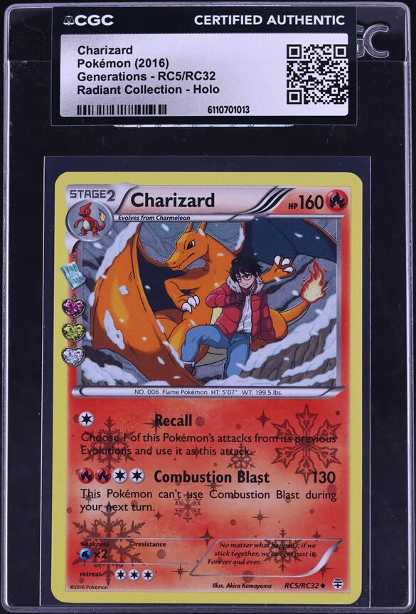 charizard pokemon card rc5/rc32 - XY - Generations - Pokemon Charizard RC5/ RC32, Toys