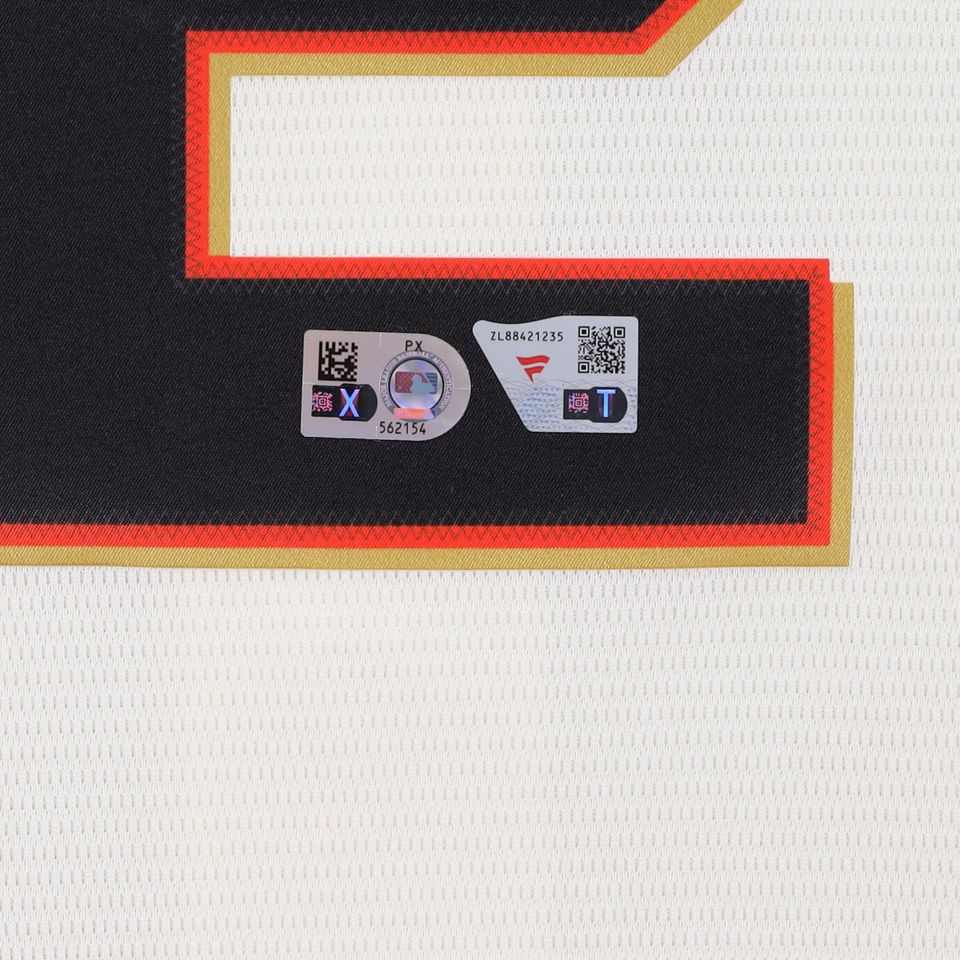 Willy Adames Signed Autographed San Francisco Giants Cream Nike