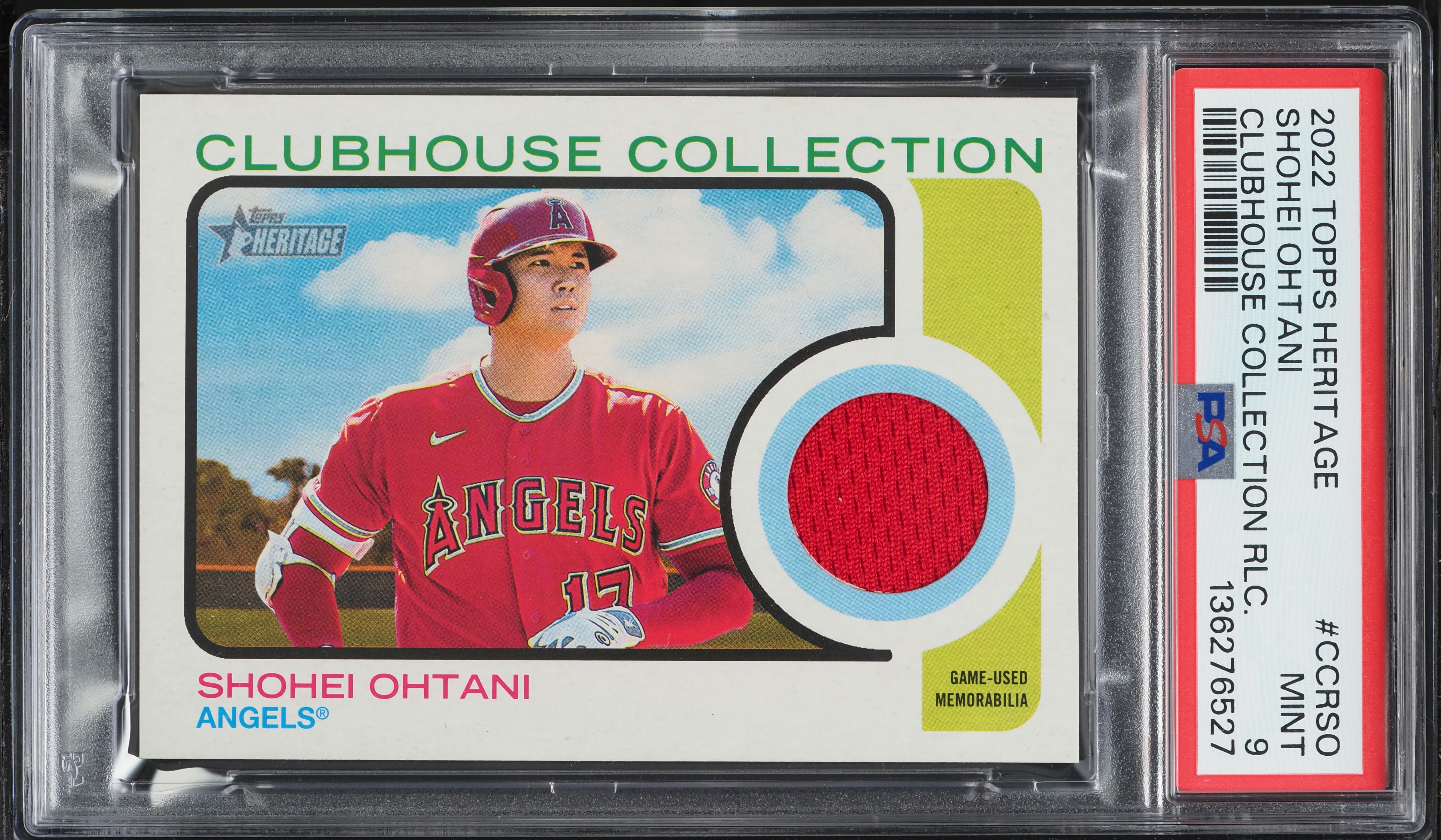 2022 Topps Heritage Clubhouse Collection Shohei Ohtani PATCH