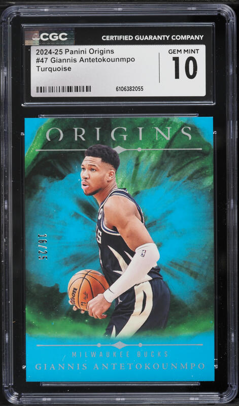 2024-25 Donruss Optic Lime Green #176 Giannis Antetokounmpo on 