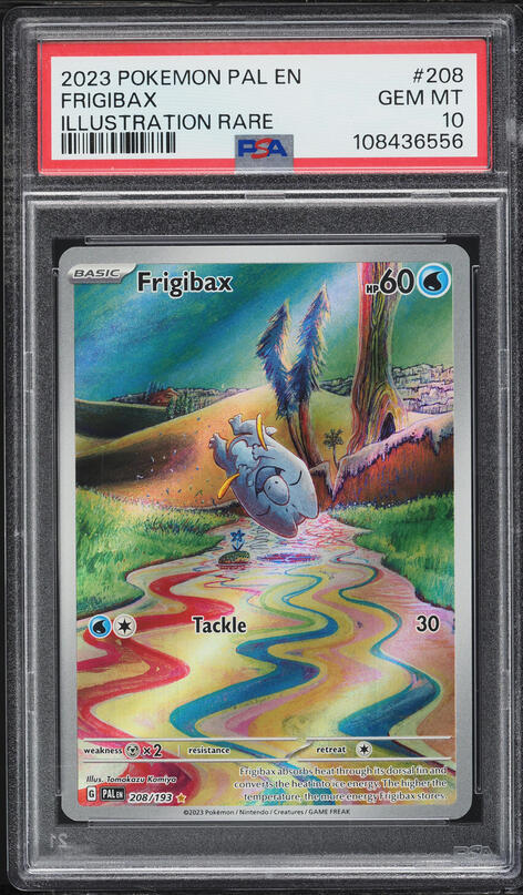 2023 Pokemon Scarlet & Violet Paldea Evolved IR Frigibax #208 PSA 10 GEM MINT