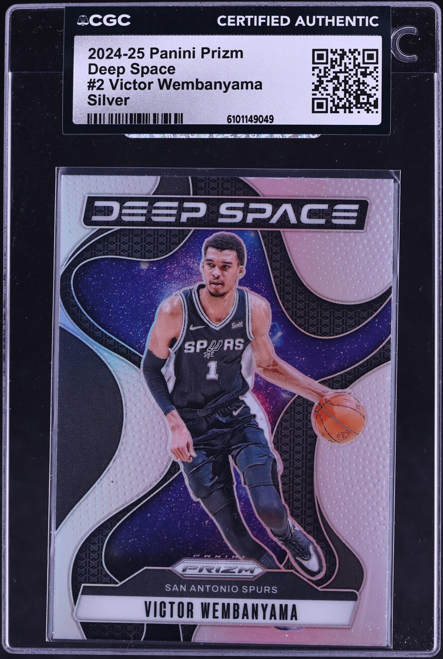 2024 Panini Prizm Deep Space Silver Victor Wembanyama #2 CGC AUTH