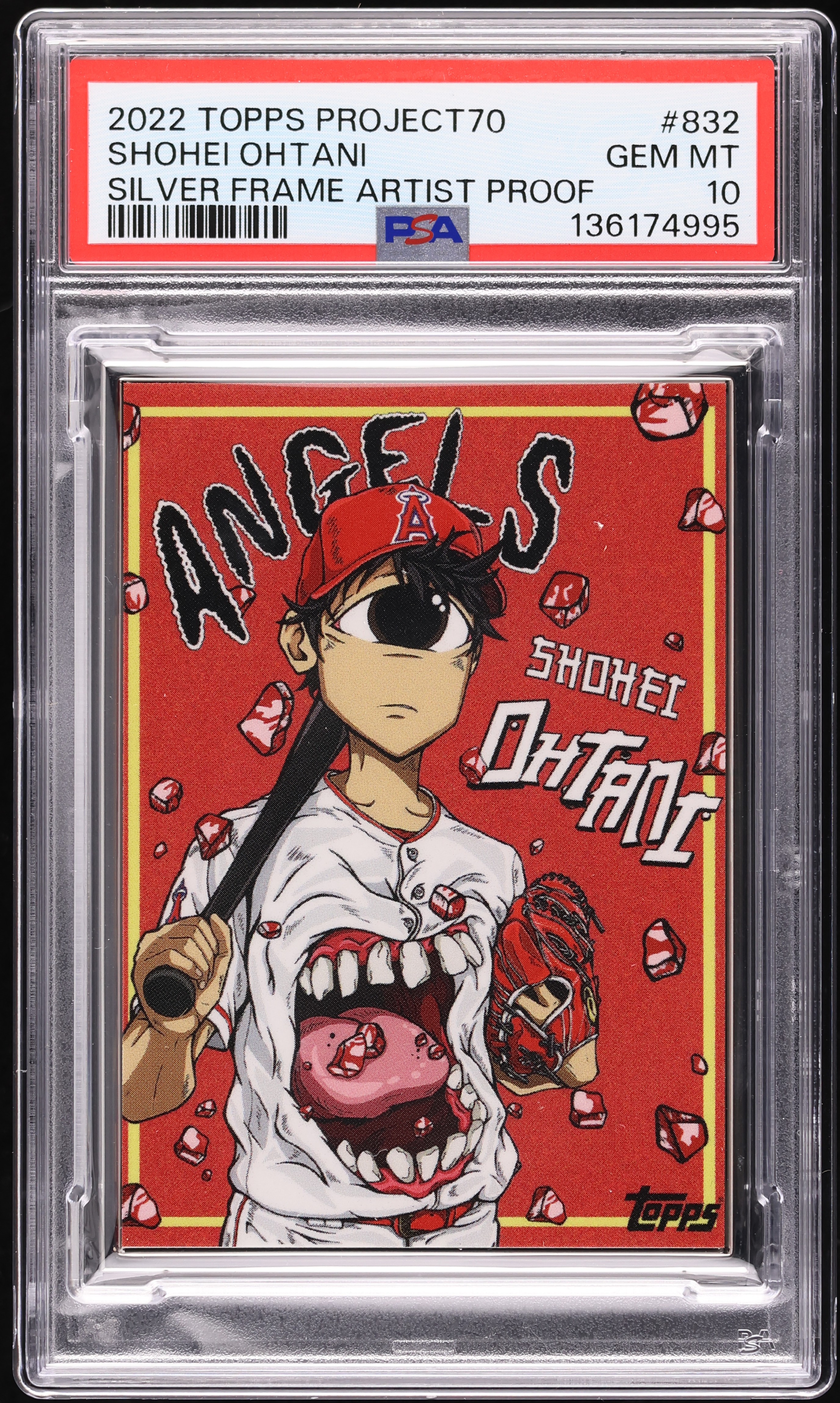 2022 Topps Project70 Silver Frame Artist Proof Shohei Ohtani /51