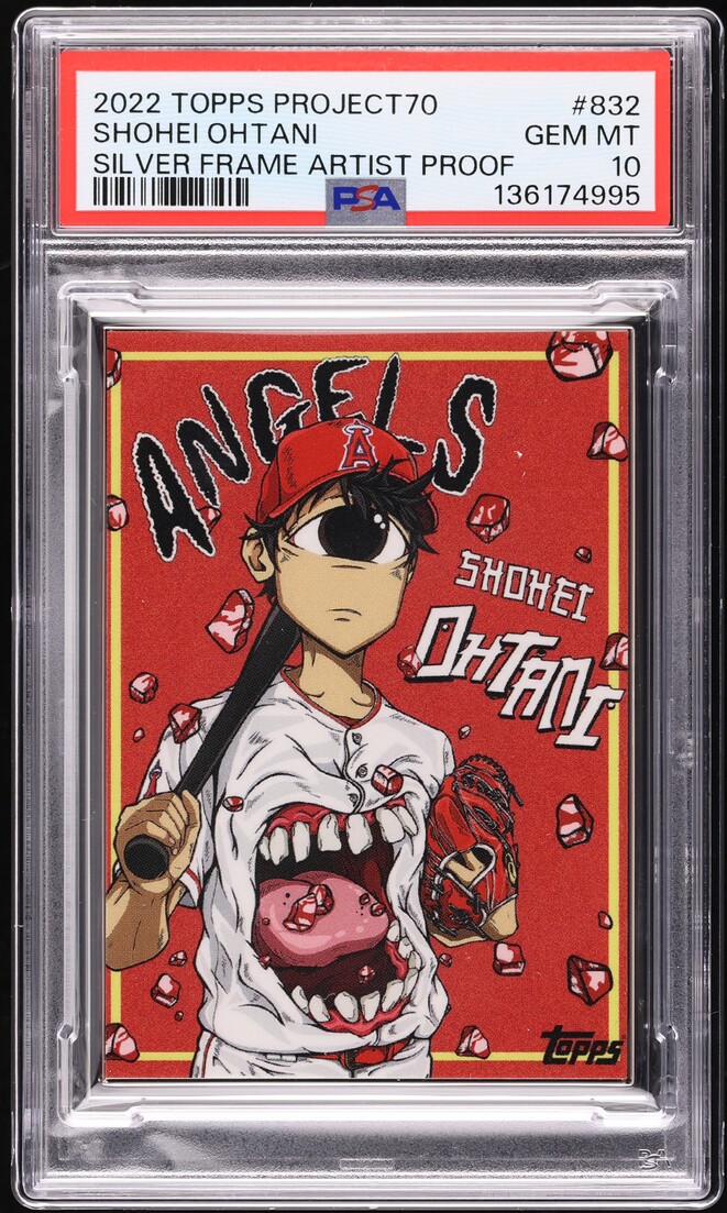 2022 Topps Project70 Silver Frame Artist Proof Shohei Ohtani /51