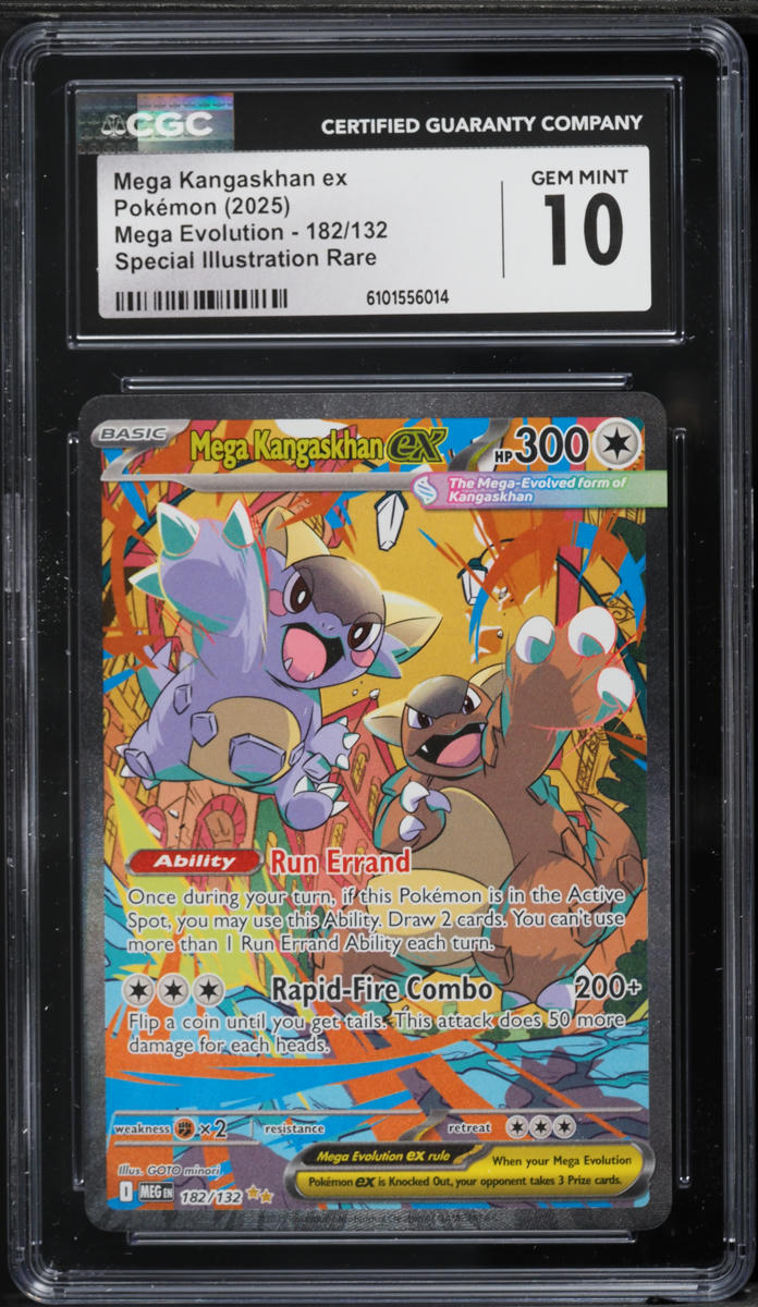 2025 Pokemon Mega Evolution SIR Mega Kangaskhan ex #182 CGC 10 GEM MINT