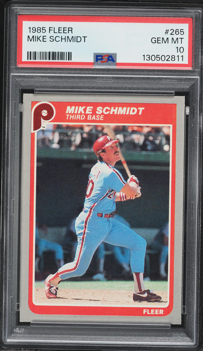 1985 Fleer Mike Schmidt #265 PSA 10 GEM MINT