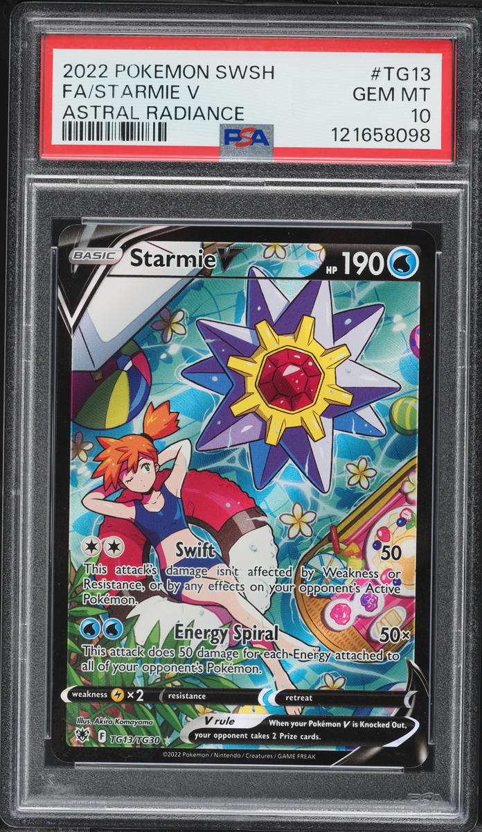 2022 Pokemon Sword & Shield Astral Radiance TG Starmie V #TG13 PSA 10 GEM MINT