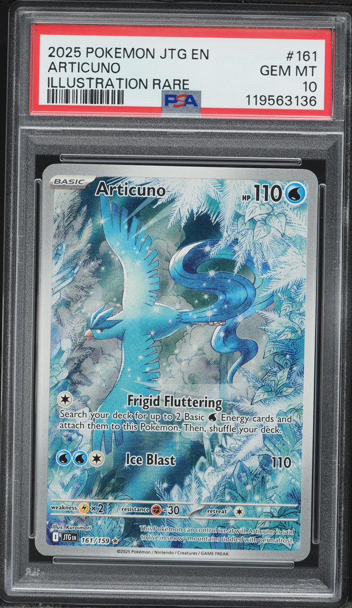 2025 Pokemon Scarlet & Violet Journey Together IR Articuno #161 PSA 10 GEM MINT