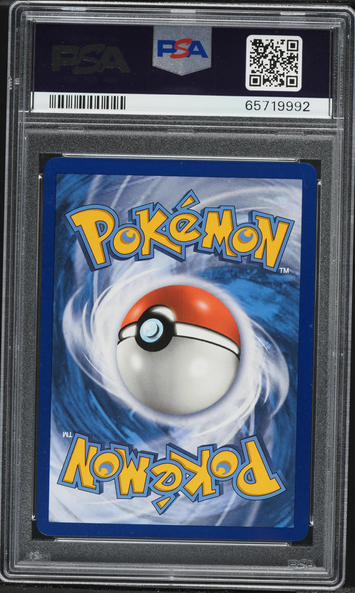 2019 Pokemon Sun & Moon Team Up Rainbow Rare Gengar & Mimikyu GX #186 PSA 9 MINT