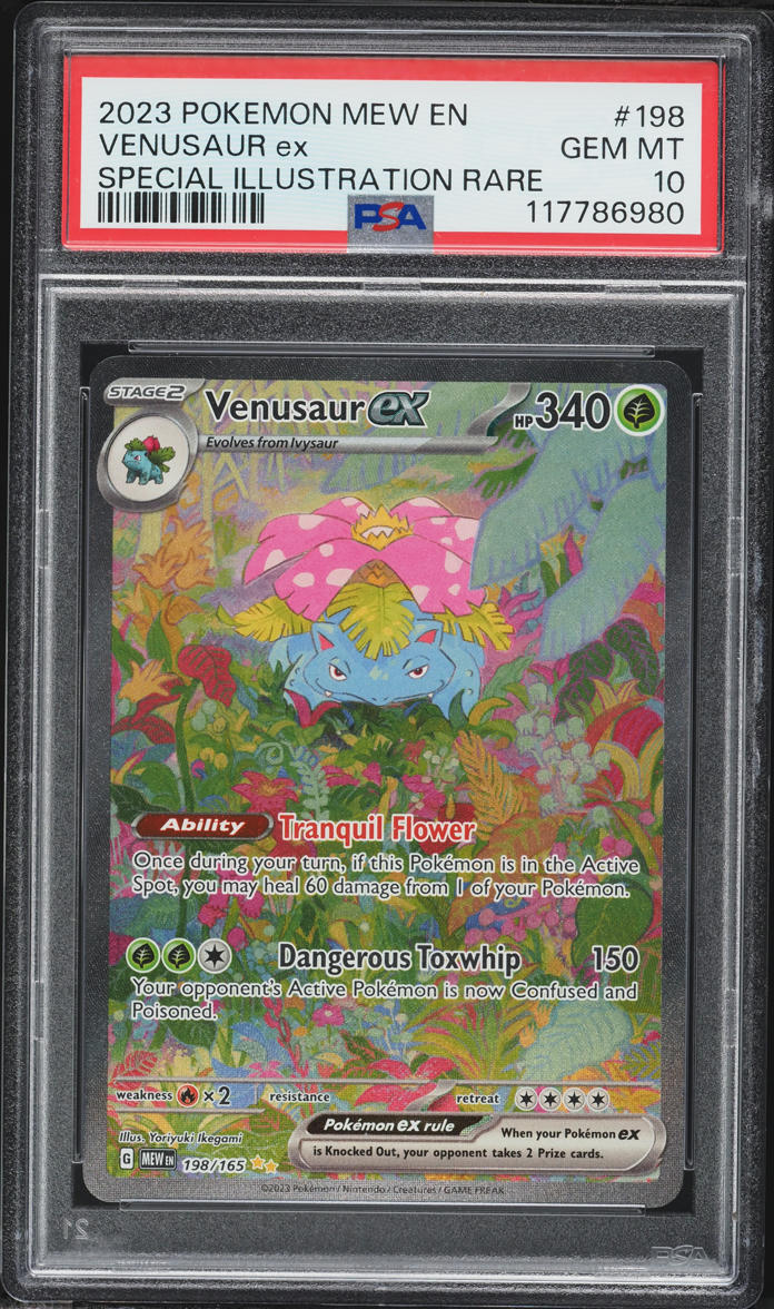 2023 Pokemon Scarlet & Violet 151 SIR Venusaur Ex #198 PSA 10 GEM MINT