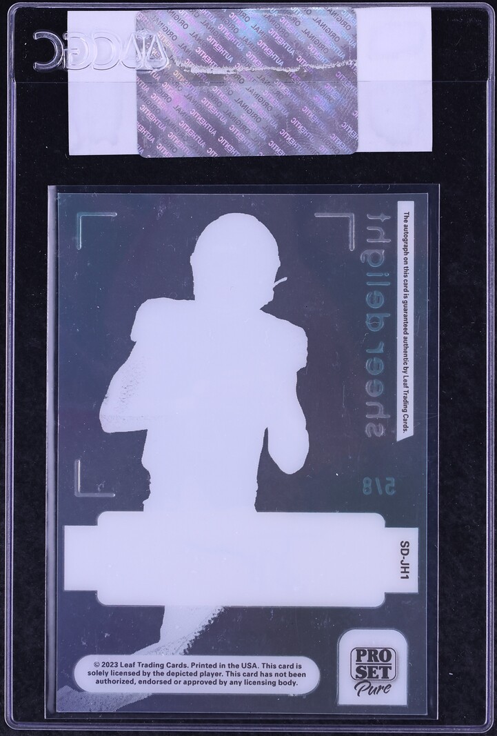 2023 Leaf Pro Set Pure Sheer Delight Bronze Spectrum Holo Jaren Hall ROOKIE AUTO /8 CGC AUTH