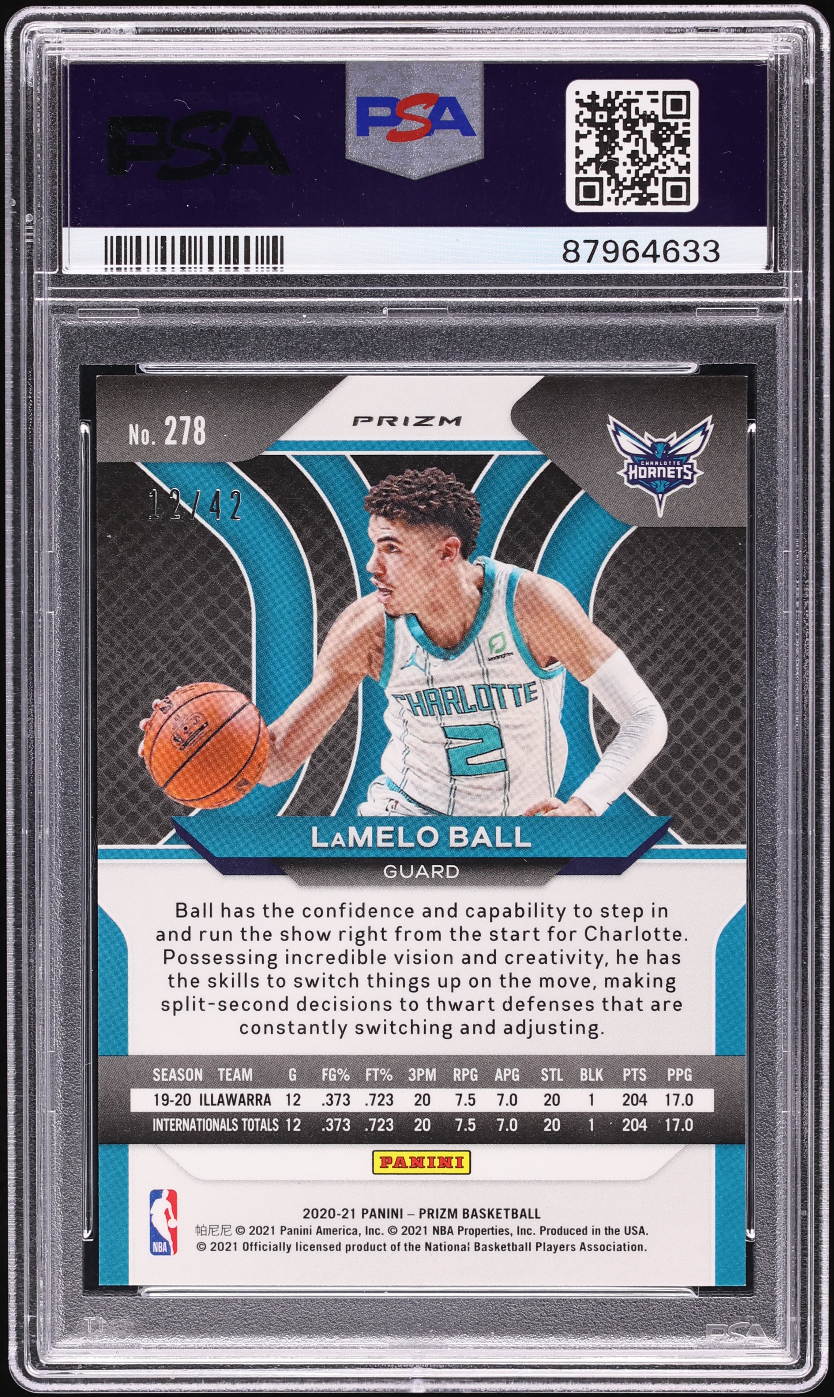 【49枚限定!!PSA9】Lamelo Ball RC Mosaic Prizm 49枚限定!!PSA9】Lamelo Ball RC Mosaic Prizm 49枚限定!!PSA9】Lamelo
