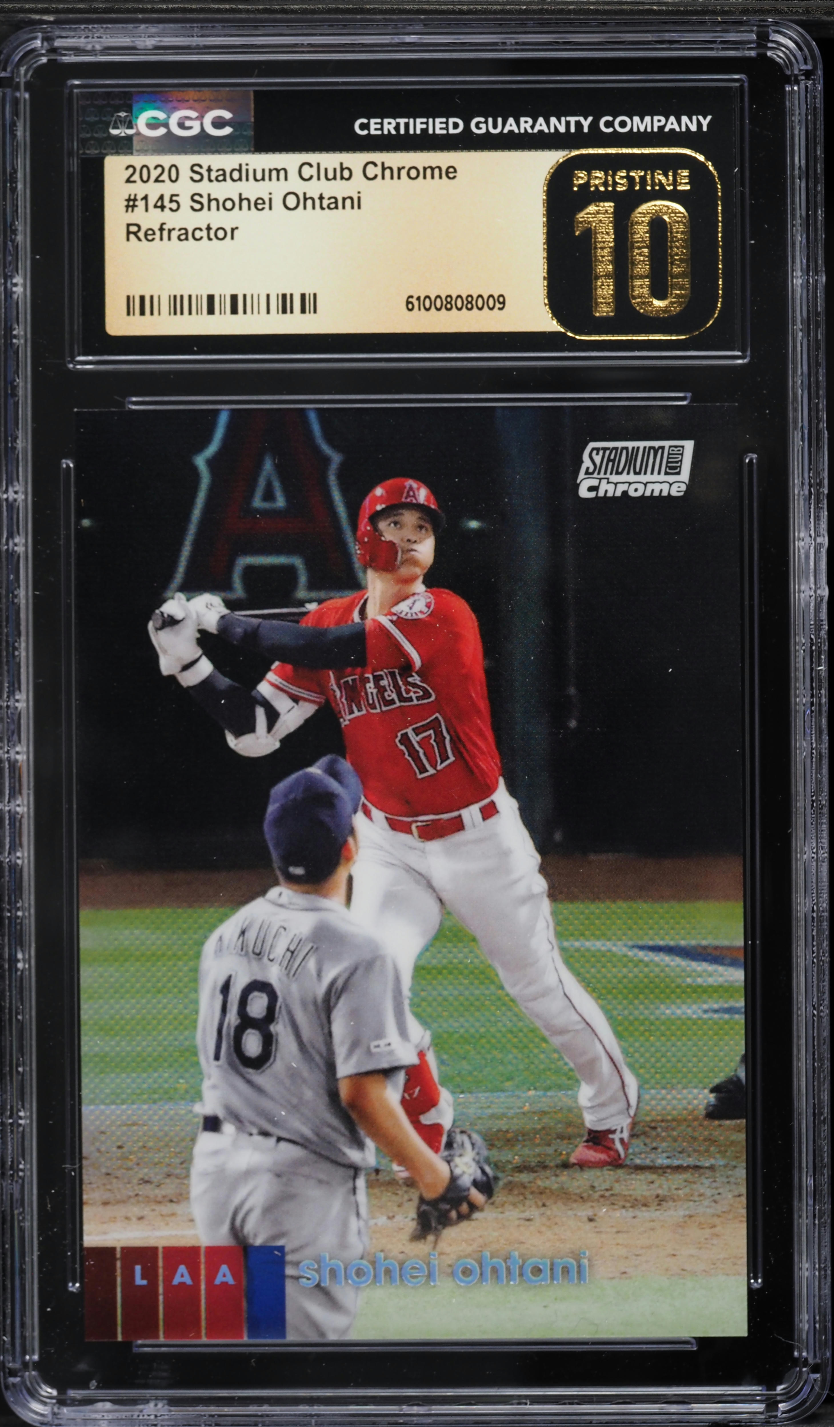 2020 Stadium Club Chrome Refractor #145 大谷翔平 リフレクター 