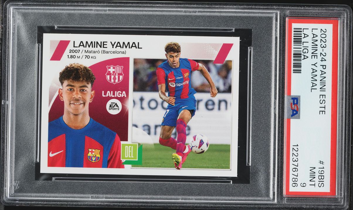 2023 Panini Este La Liga Lamine Yamal ROOKIE #19BIS PSA 9 MINT on 