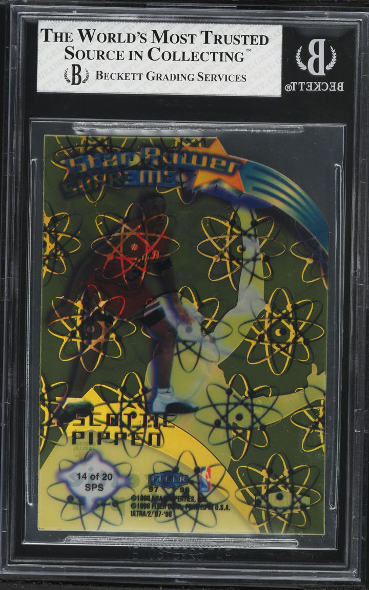 1997 Ultra Star Power Supreme Scottie Pippen #SPS14 BGS 7.5 NRMT+