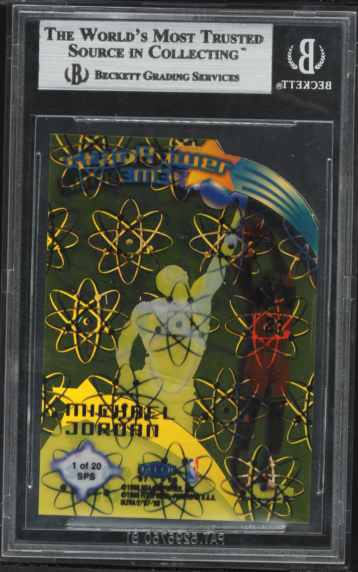 1997 Ultra Star Power Supreme Die Cut Michael Jordan #SPS1 BGS 9 MINT