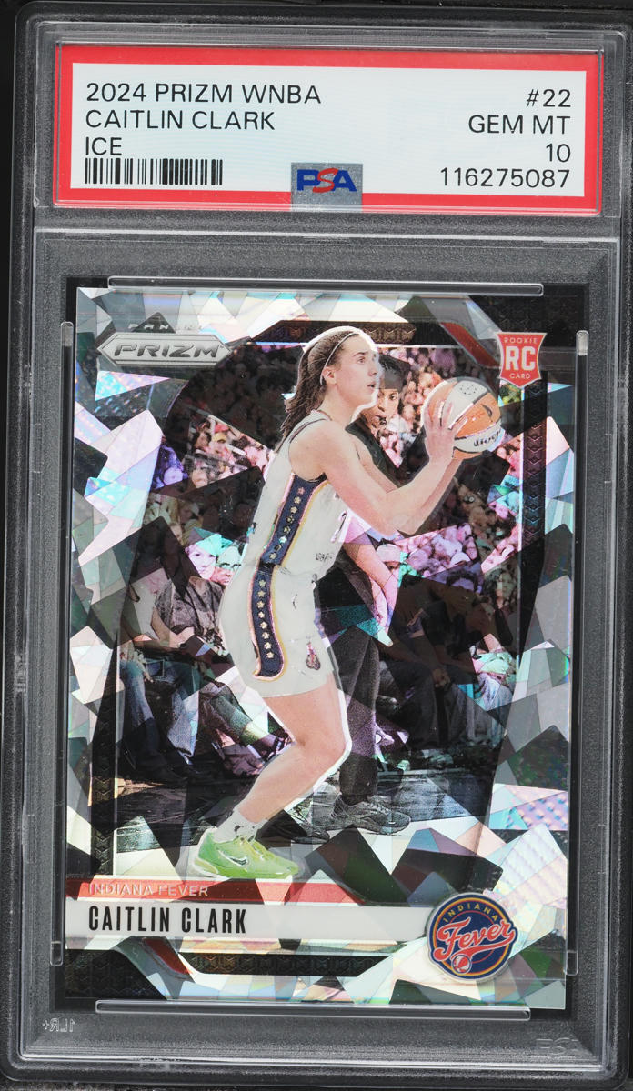 2024 Panini Prizm WNBA Ice Caitlin Clark ROOKIE #22 PSA 10 GEM MINT