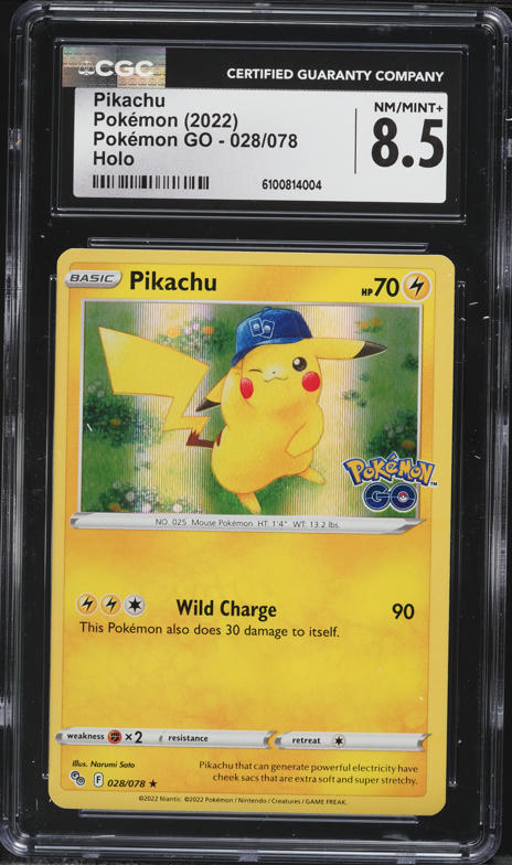 2022 Pokemon Japanese SWSH Promo Pokemon GO Card File Holo Pikachu