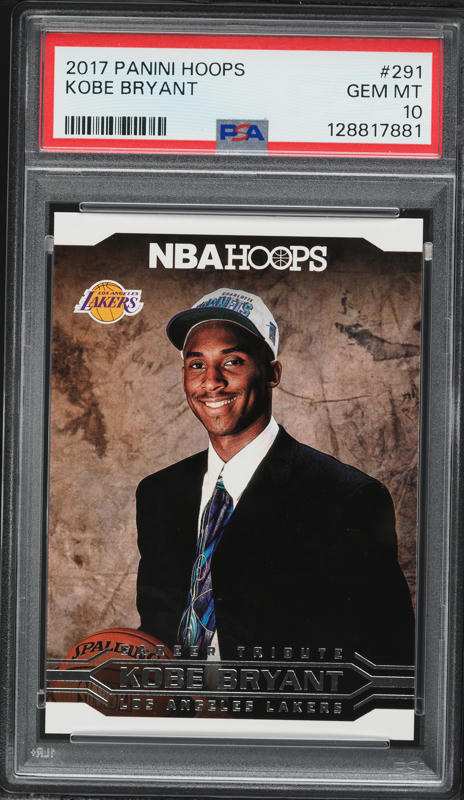 2017 Hoops Kobe Bryant #291 PSA 10 GEM MINT on Fanatics Collect