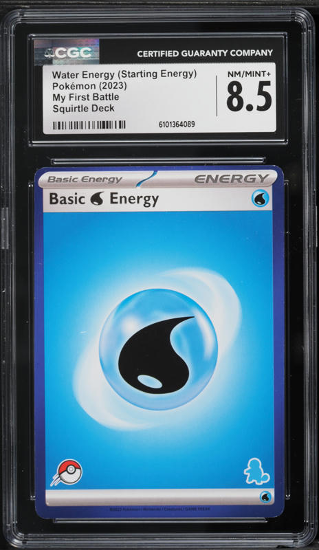 2023 Pokemon Japanese TCG Classic Collection Holo Water Energy PSA