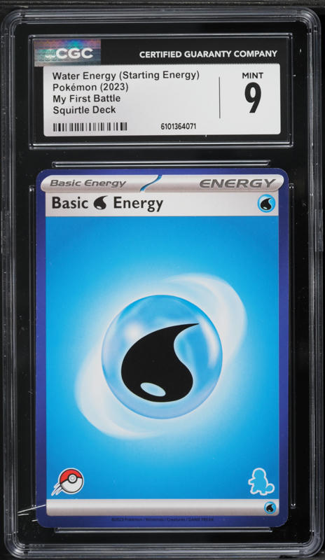 2023 Pokemon Japanese TCG Classic Collection Holo Water Energy PSA
