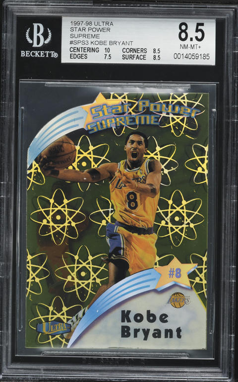 1997 Skybox Premium Golden Touch Die-Cut Kobe Bryant #GT3 BGS 7.5