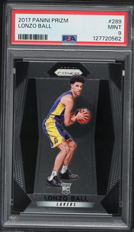 2017 Panini Prizm Camo Mosaic Prizms Lonzo Ball ROOKIE RC AUTO /25