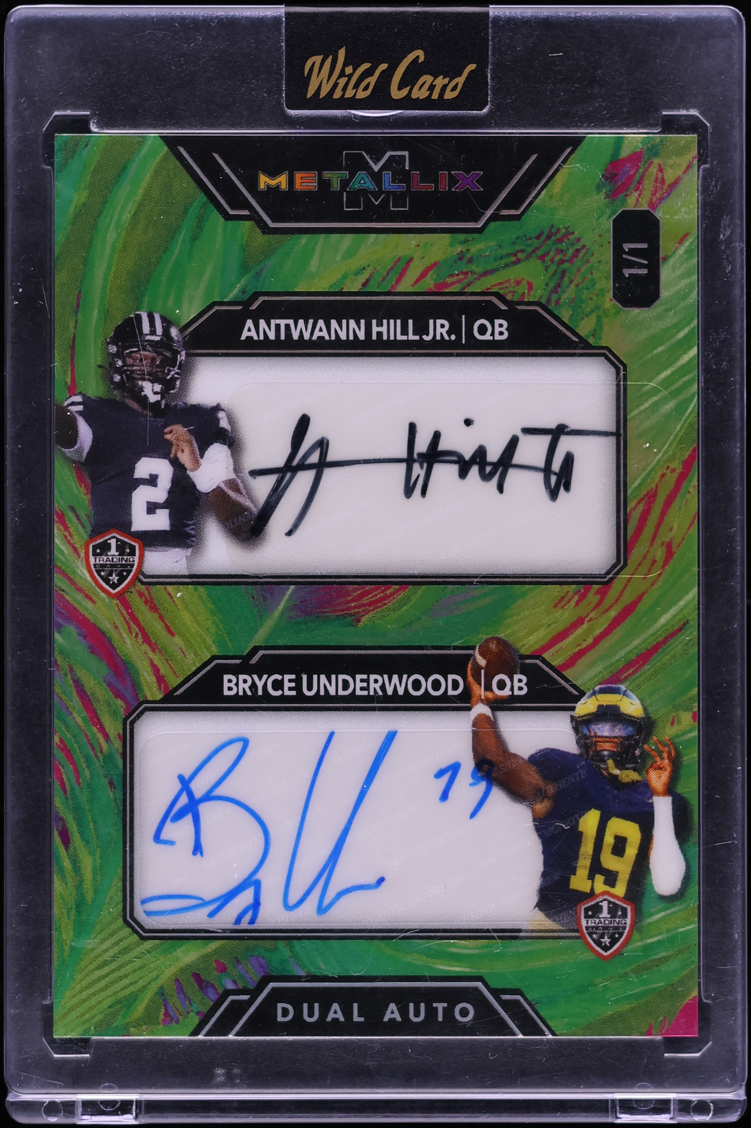 2025 Wild Card Metallix Dual Antwann Hill Jr. & Bryce Underwood