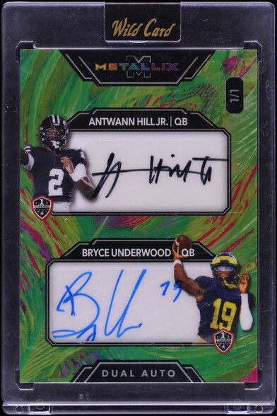 2025 Wild Card Metallix Dual Antwann Hill Jr. & Bryce Underwood
