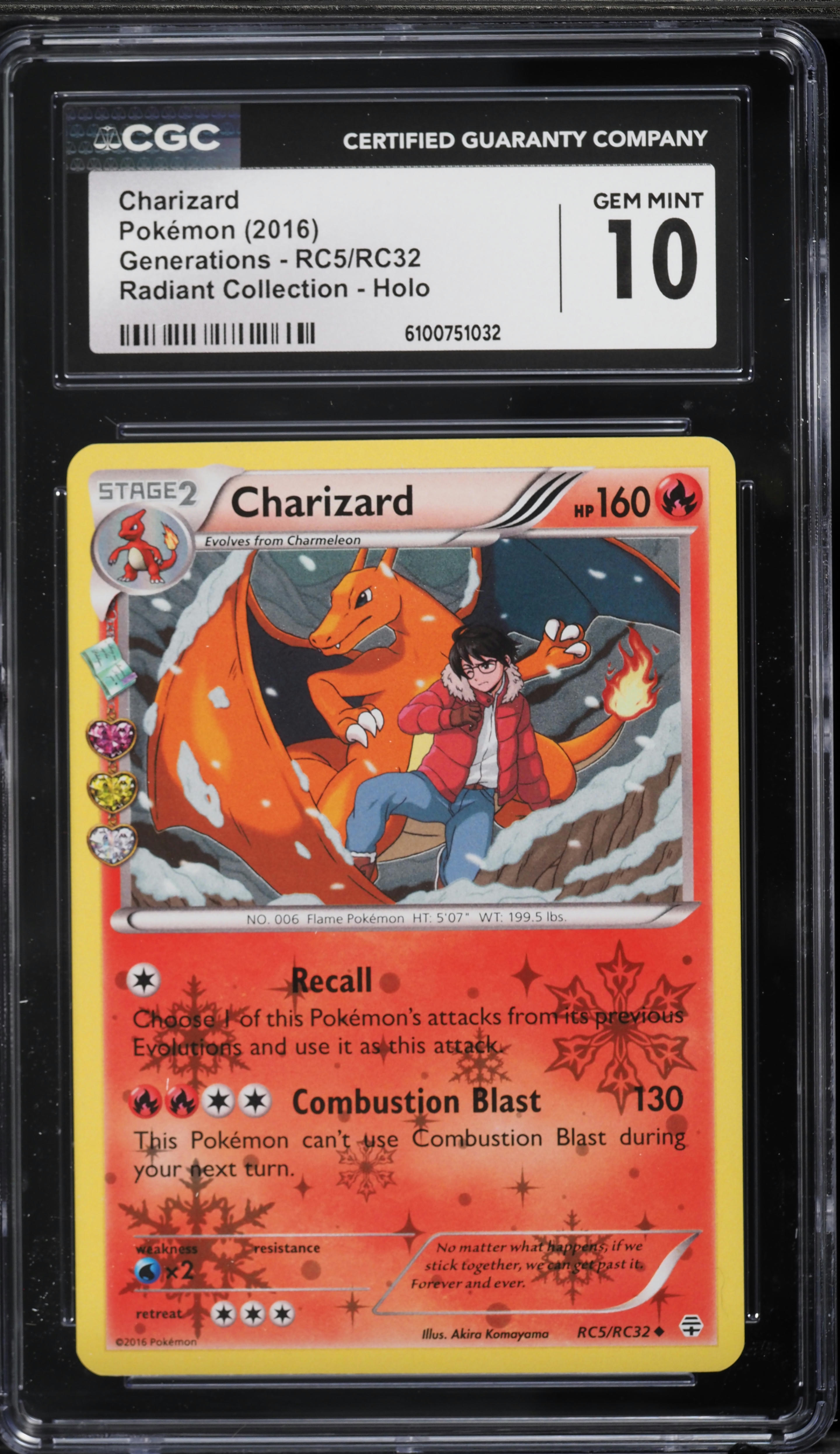 2016 Pokemon XY Generations Radiant Collection Holo Charizard #RC5