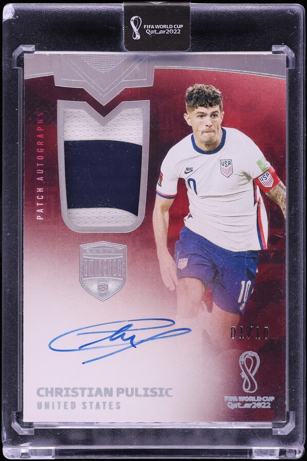 2022 Panini Eminence FIFA World Cup Christian Pulisic PATCH AUTO 1/10 #PA-CP